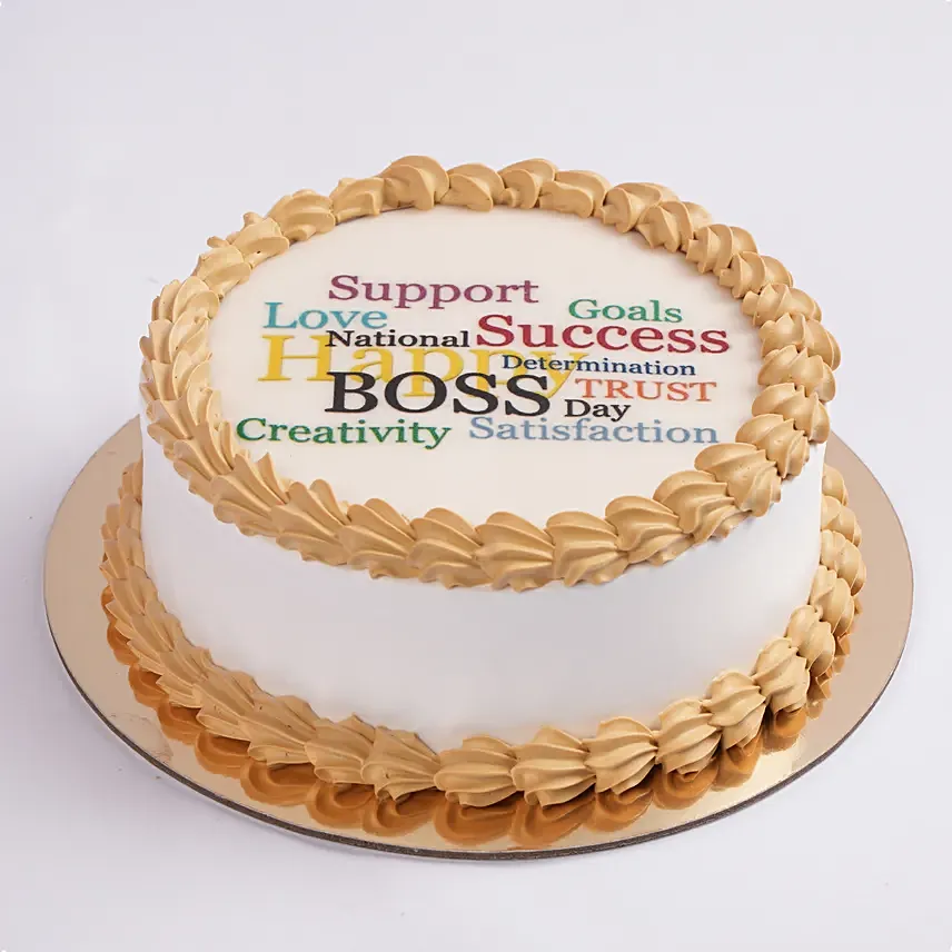 Leadership Delight Cake: Boss Day Gifts