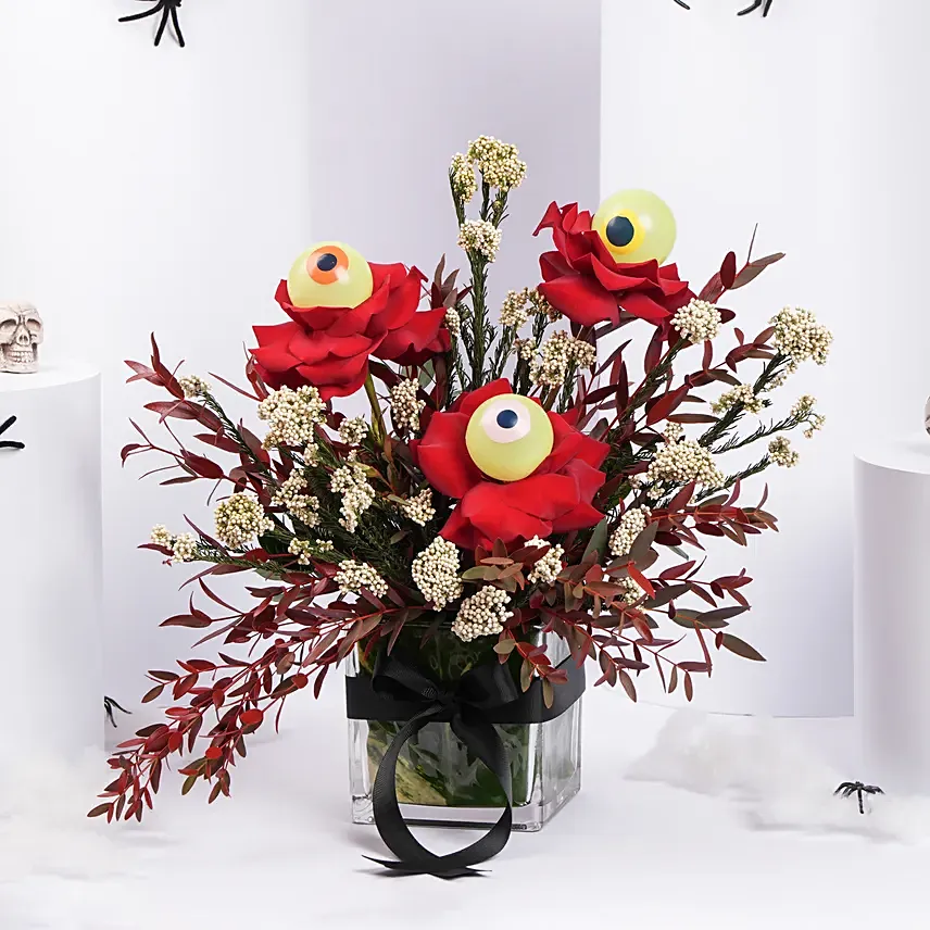 Three Eyes Halloween Floral: Halloween Gifts