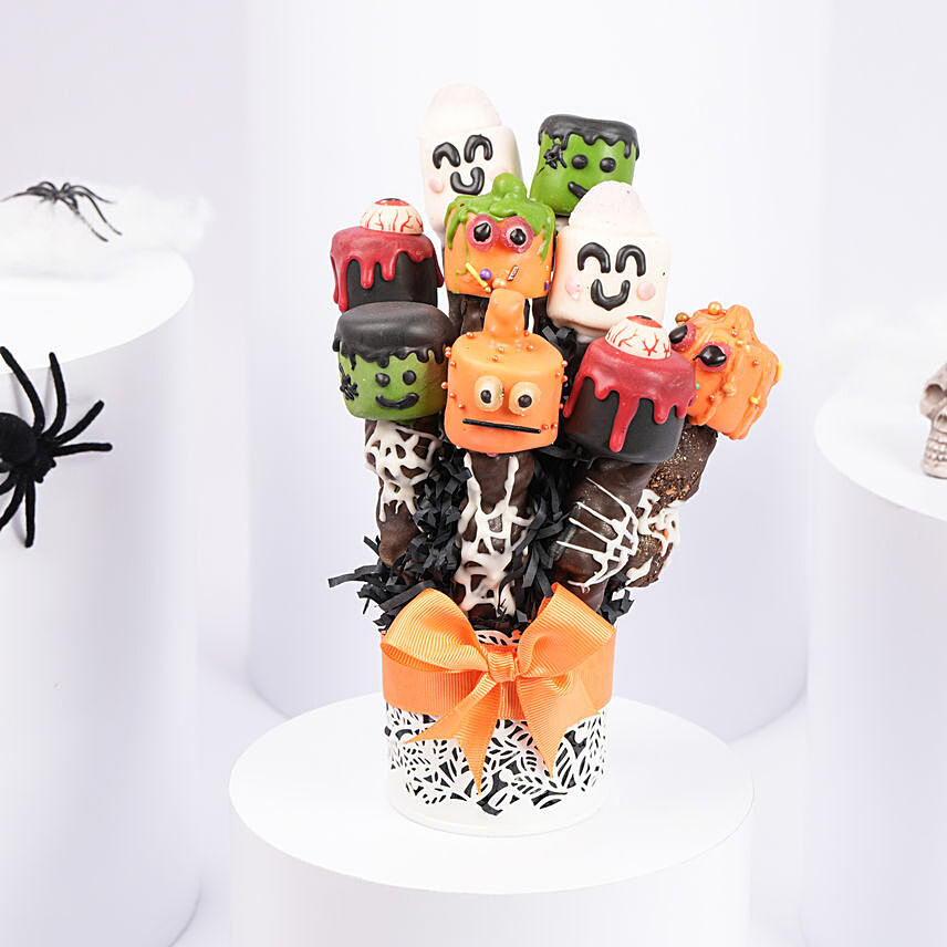 Monster Mellow Bites: Halloween Gift Baskets