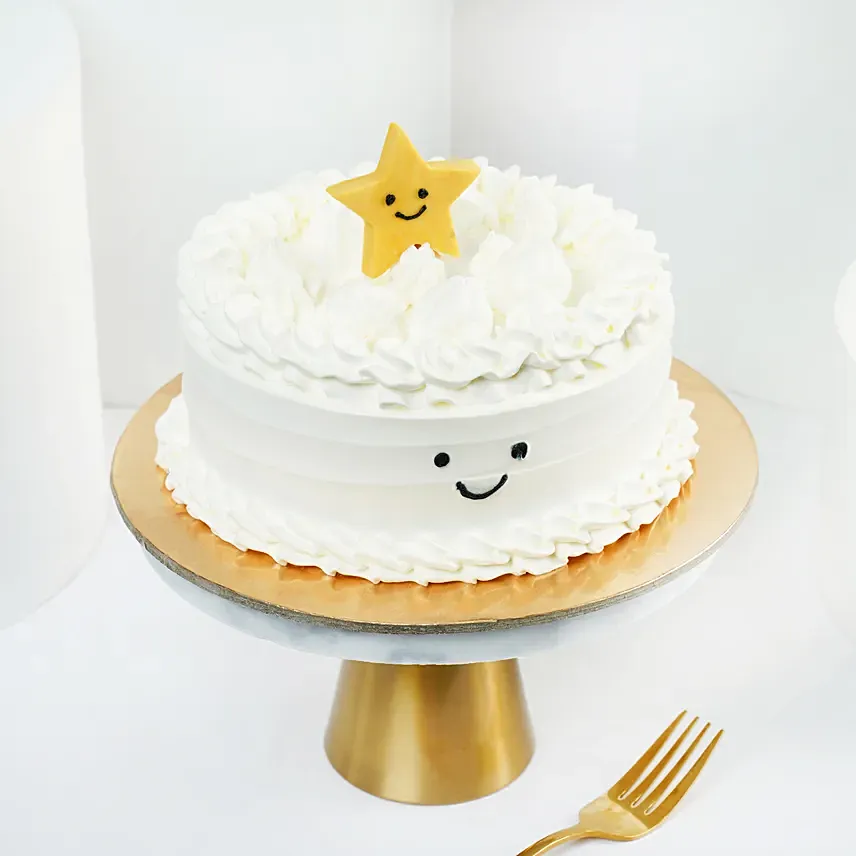 Smiling Star Cake: 