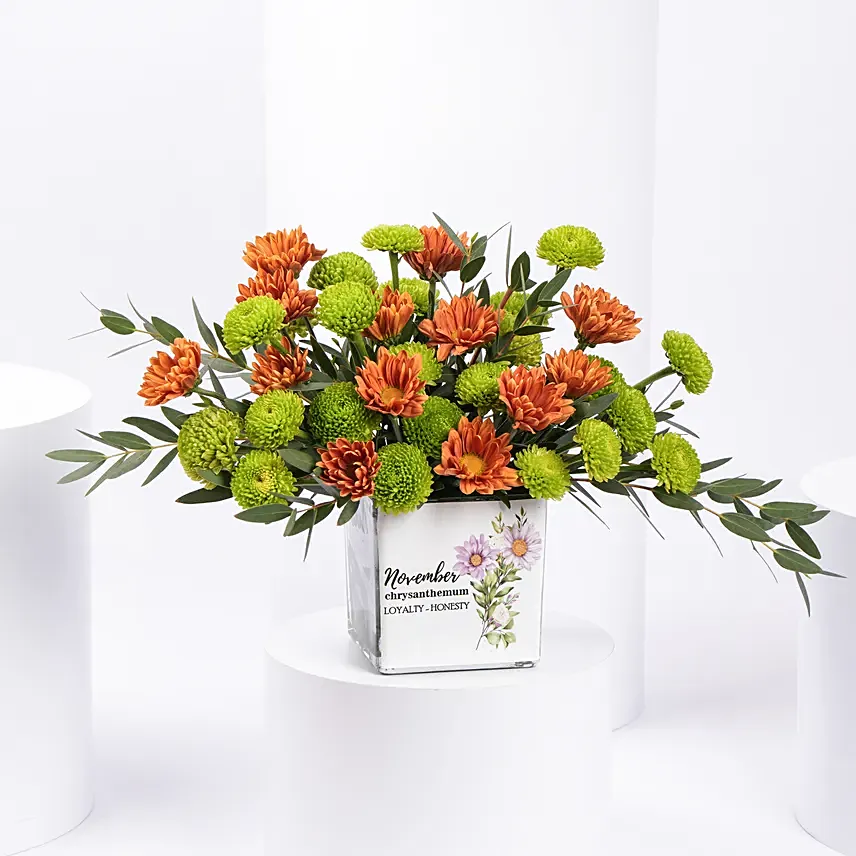 Chrysanthemum Birthday Flowers Vase: Chrysanthemum Flowers Bouquets