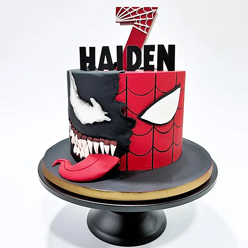 Spider Venom Showdown: Red Velvet Cake