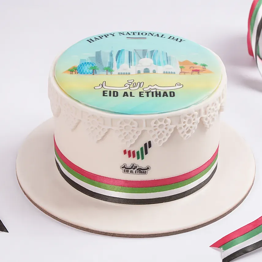 Eid Al Etihad Elegance Cake: UAE National Day Gifts