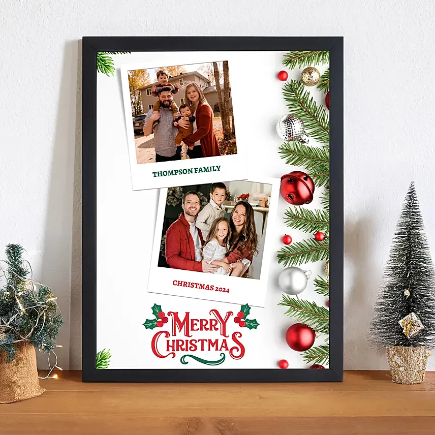 Christmas Cheers Frame: Personalised Christmas Gifts