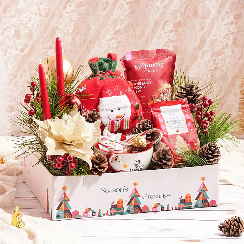 Jingle Bell Gift Basket: Christmas Hampers