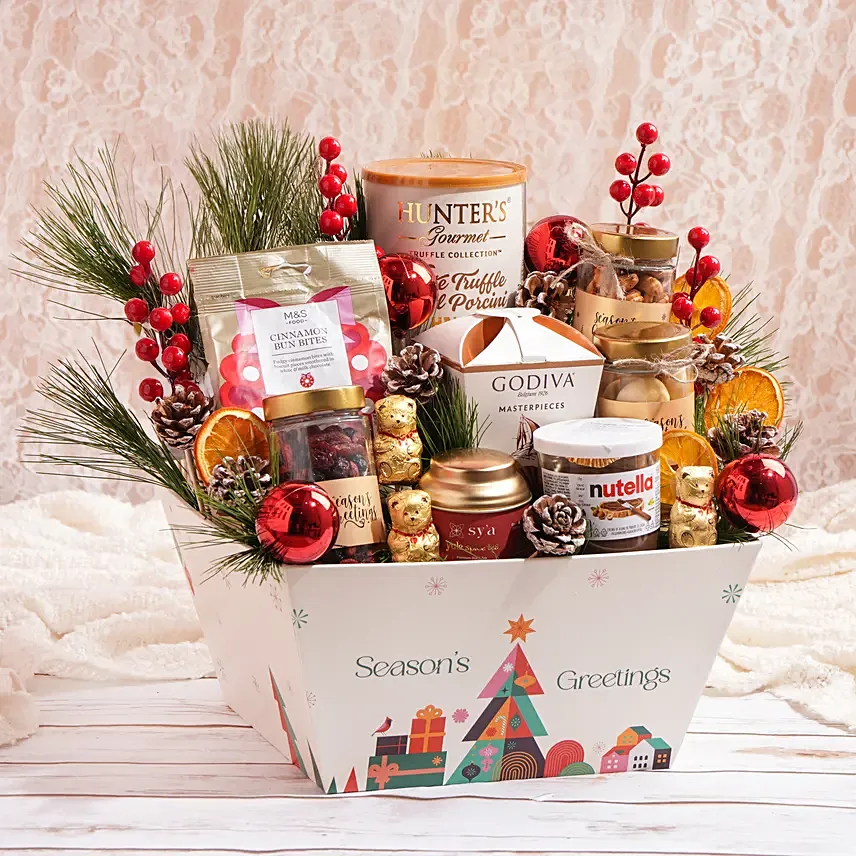 New Year Indulgence Basket: New Year Gifts