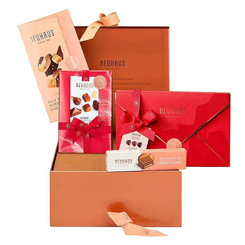 Romantic Gift Basket: Valentines Day Chocolates