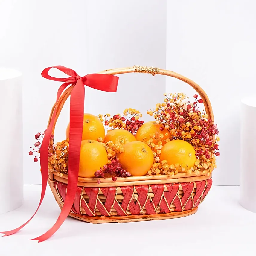 CNY Speacial Oranges Basket: Lunar New Year Gifts