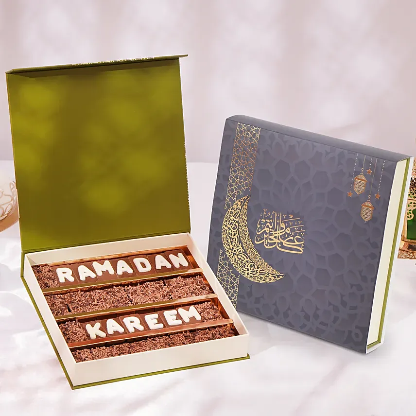 Ramadan Kareem Chocolate Box: Ramadan Mubarak Chocolates