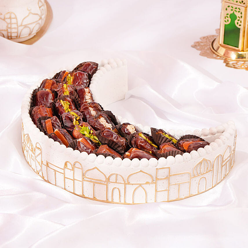 Stuffed Dates Blessing Platter: Fresh and Premium Dates