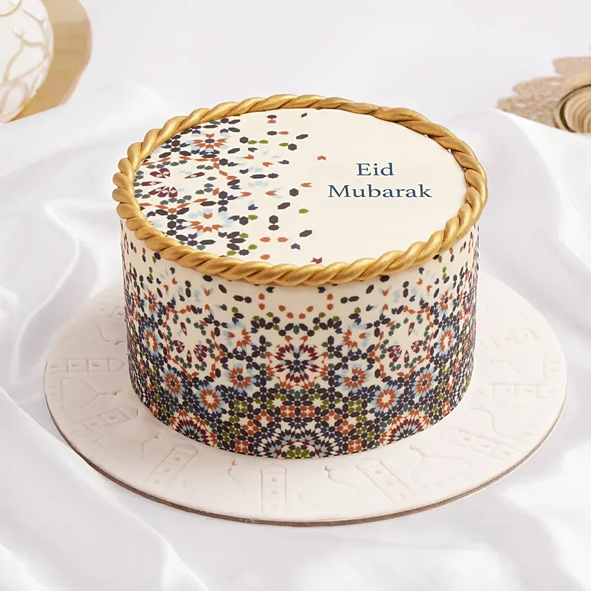 Eid Mosaic Delight Cake: Eid Cakes