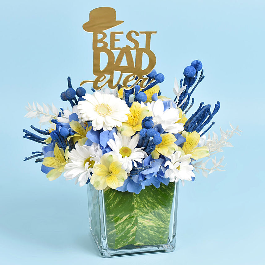 Best Dad Ever Flower: 
