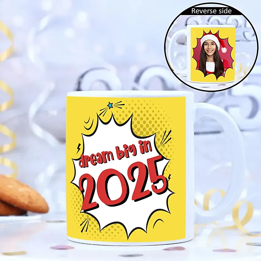 Personalised New Year 2025 Mug: 