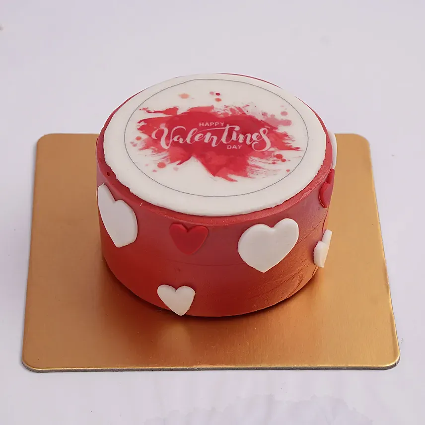 Sweet Surrender Valentine Mono Cake: Cake Delivery in Qatar