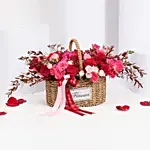 Gorgeous Roses Basket