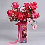 Personalised Vase Birthday Flower