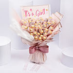 Its A Girl Rocher Bouquet