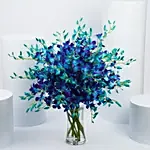 38  Blue and Purple Orchid Flower Arrangement