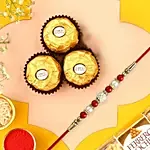 Luminescent Luster Pearl Rakhi N 3 Rocher