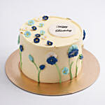 Delphinium Bloom Birthday Cake