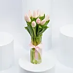 10 Tulips In a Vase