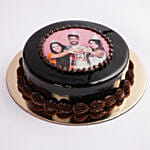 Chocolate Truffle Birthday Special Photo Cake