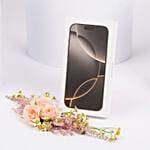 Iphone 16 Pro Gift with Flowers