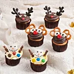 Assorted Christmas Cup Cakes