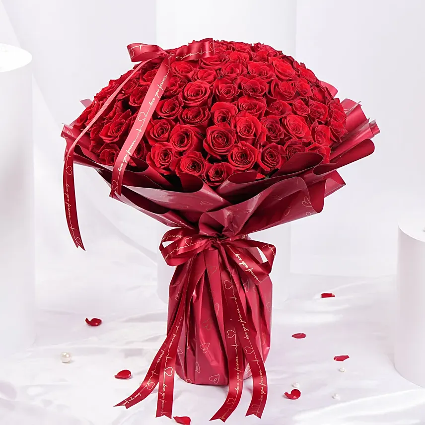 Mn Mithlak Bouquet 111 Red Roses: توصيل هدايا الخُبر