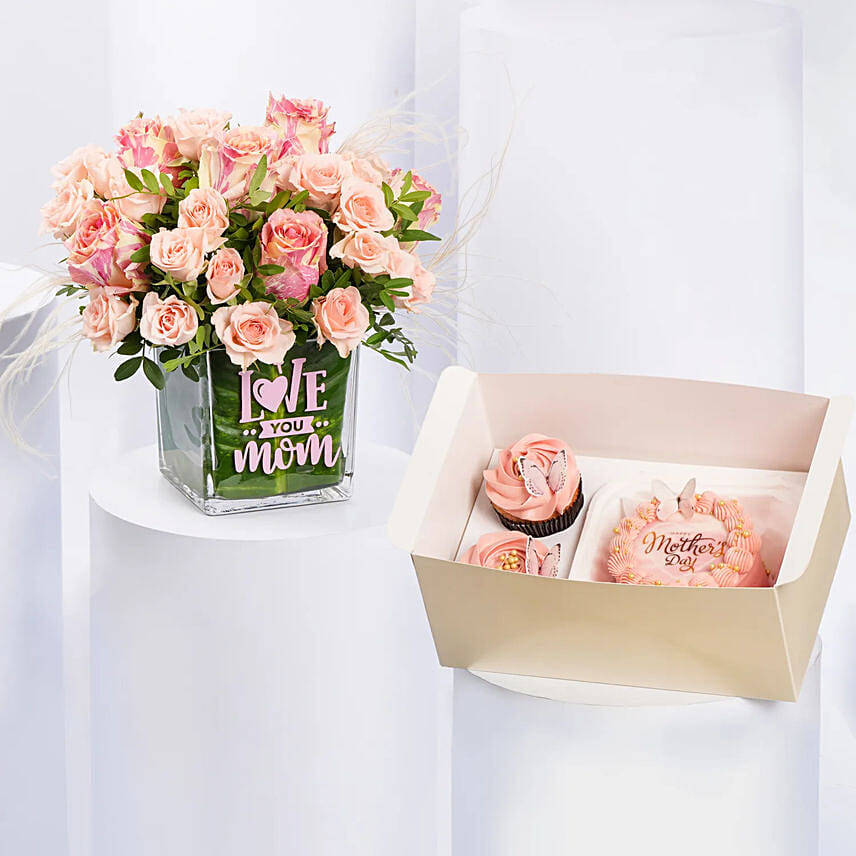 Online You Are My Treasure Mom Love You And Cakes Combo Gift Delivery ...