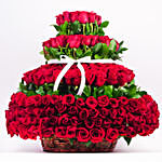 Basket Of 400 Roses Glory