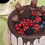 Candy Topped Choco Cake Half Kg