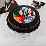 Chocolate Truffle Birthday Special Photo Cake 1.5 Kg