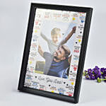 Personalised Love You Dad Frame