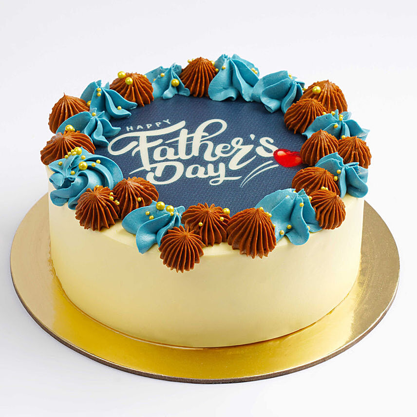 Happy Fathers Day Red Velvet Cake