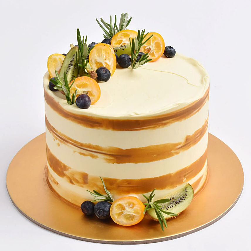 Kumquat Decorated Cake 8 Portion