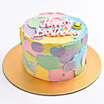 Colorful Birthday Cake 4 Portion