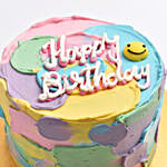 Colorful Birthday Cake 4 Portion