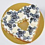 Heart To Heart Blueberry Cake 4 Portion