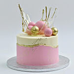 Royal Pink Crown Cake 8 Portion