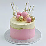 Royal Pink Crown Cake 16 Portion