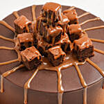 Special Brownie Caramel Cake 4 Portion