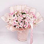 100 Pink Roses Bouquet