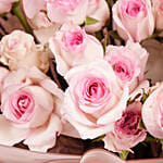 100 Pink Roses Bouquet