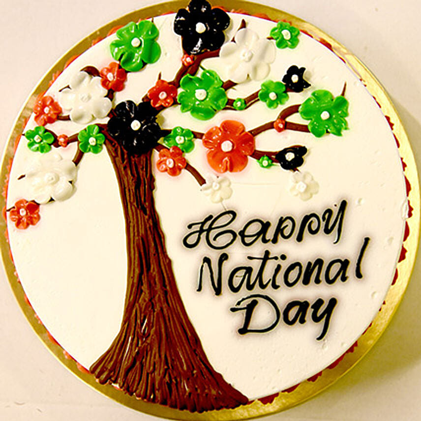 Happy National Day Designer Cake