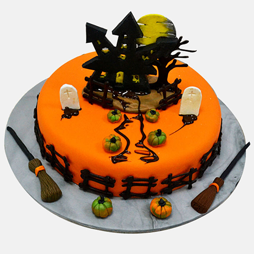 Haunted House Cake