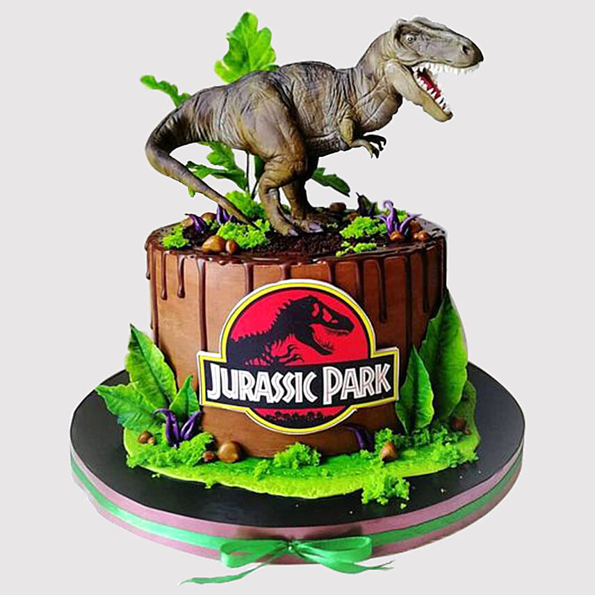 Jurassic Park Designer Vanilla Cake