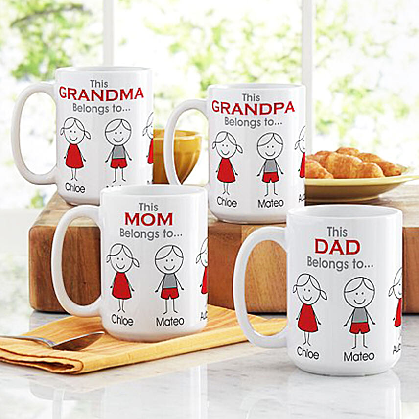 Family Tree Personalised Mugs