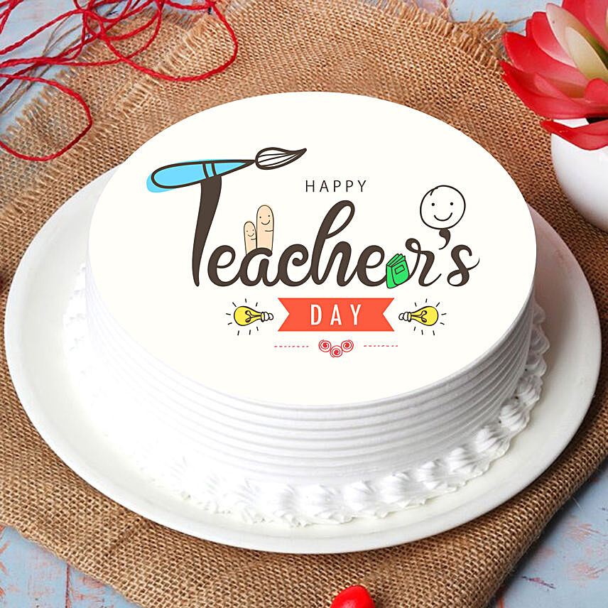 Happy Teachers Day Cake