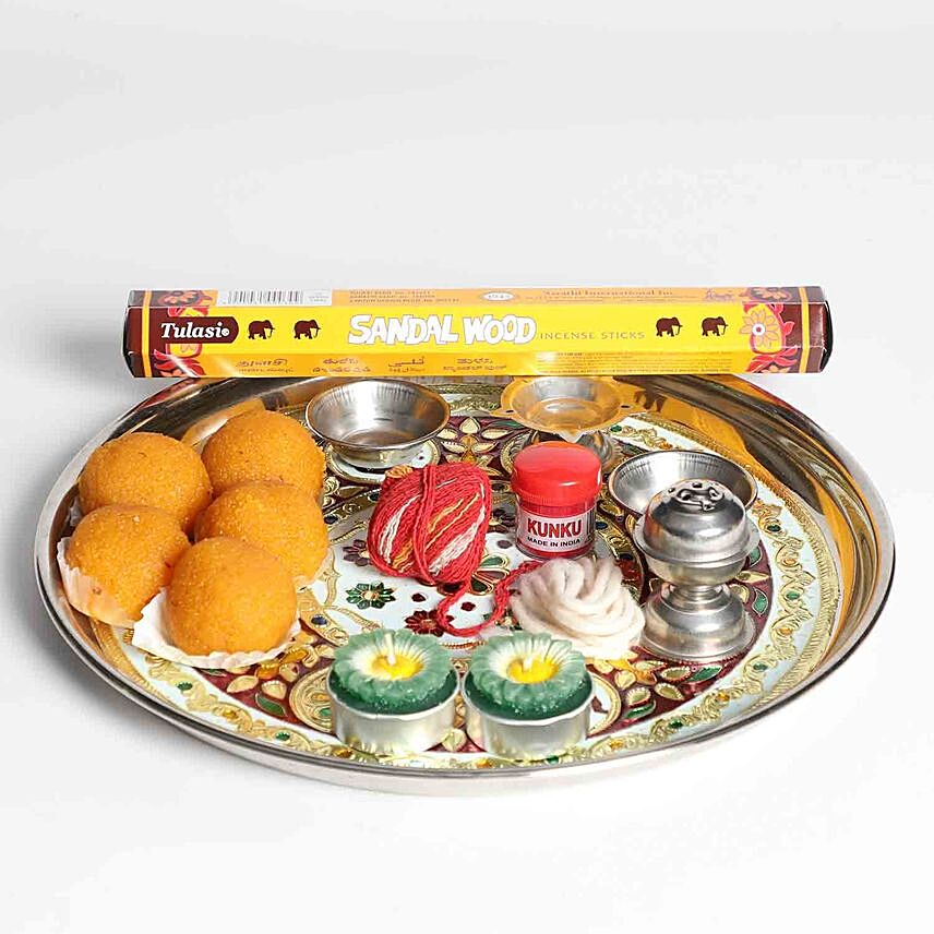 Spiritual Thali With Sweets